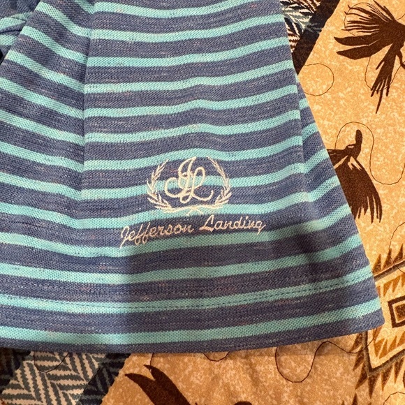 Peter Millar Jefferson Landing Summer Comfort Gray Striped Polo Shirt men’s - Picture 8 of 10